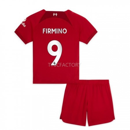 Fußballtrikots Liverpool Firmino 9 Kinder 2022-2023 Kurzarm Heimtrikotsatz kaufen
